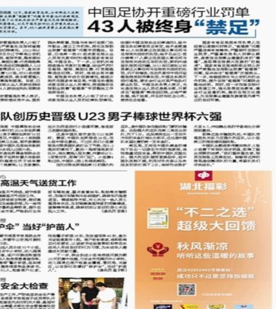 中国足协：17人被终身“禁足”